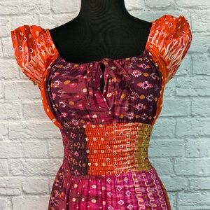 Grace Elements Peasant Dress with full skirt